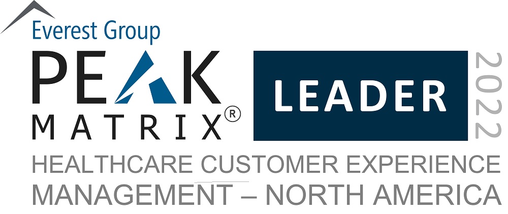 Healthcare Customer Experience Management North America 2022 - PEAK Matrix Award Logo